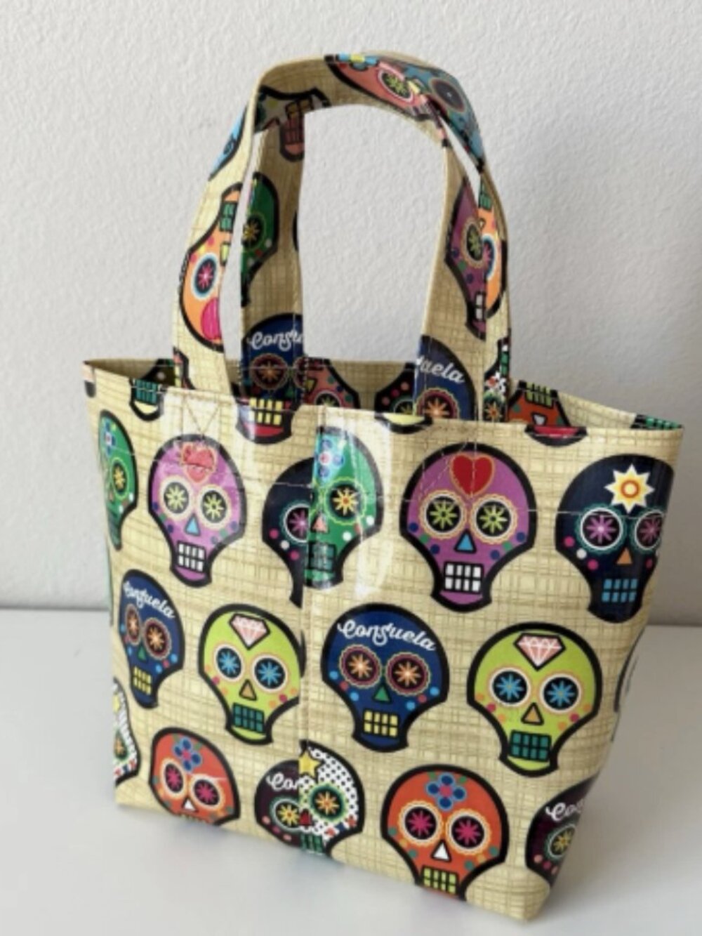 Consuela Sugar Skulls Mini Bag Colorful Vacation Travel Bright - Picture 5 of 9